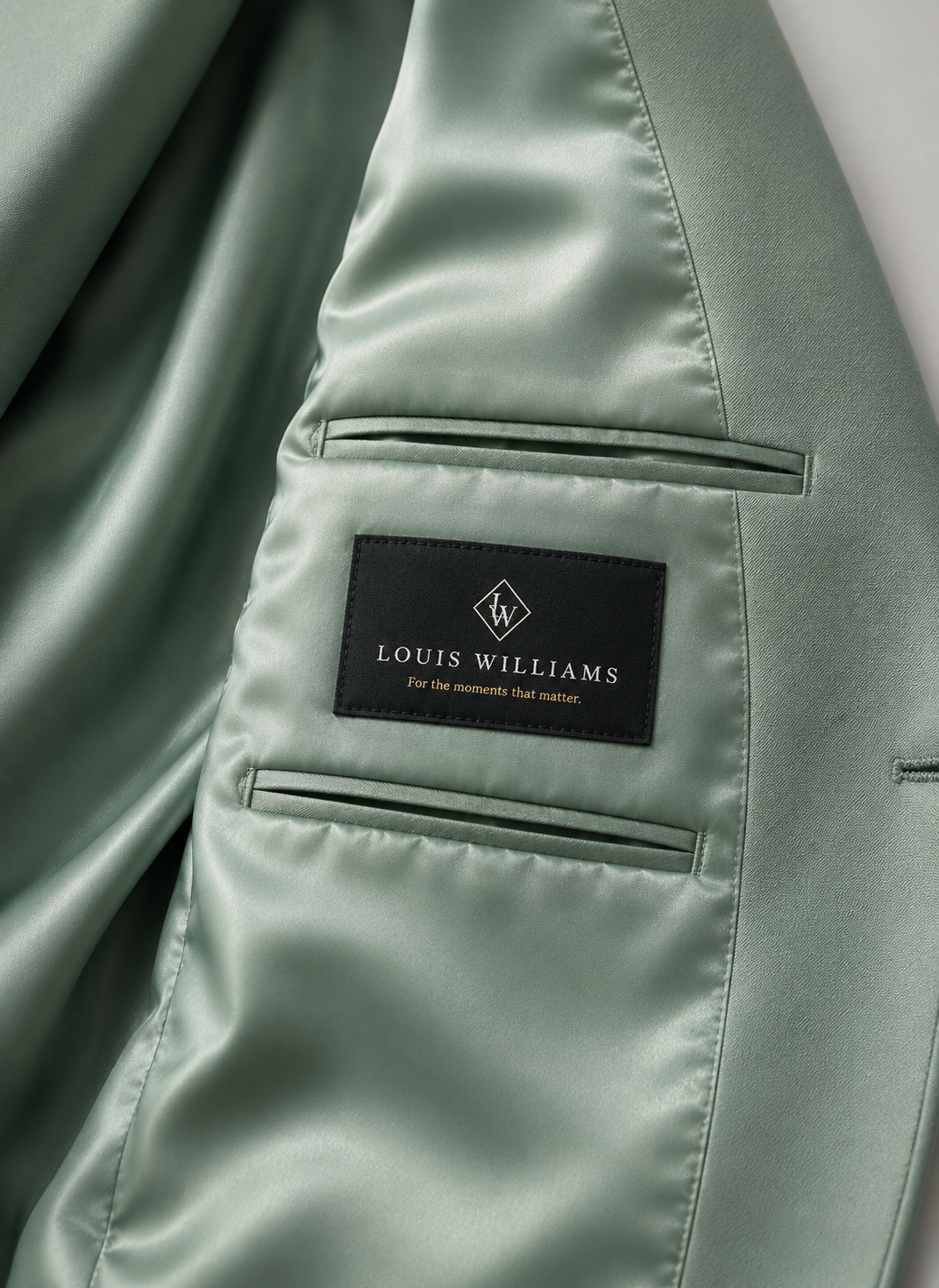 Sage Green 3-Piece Formal Suit