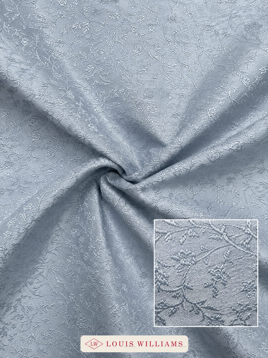 SKY OF DAWN — Powder Blue Jacquard Jodhpuri