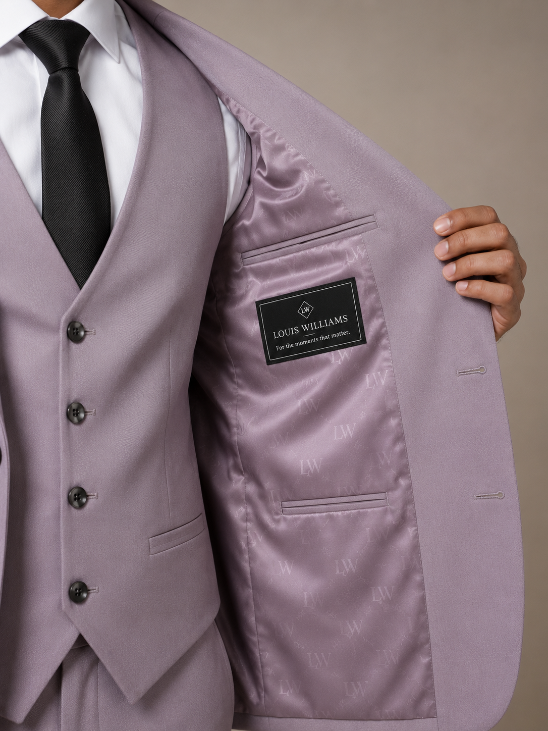 Lilac Signature 3-Piece Suit
