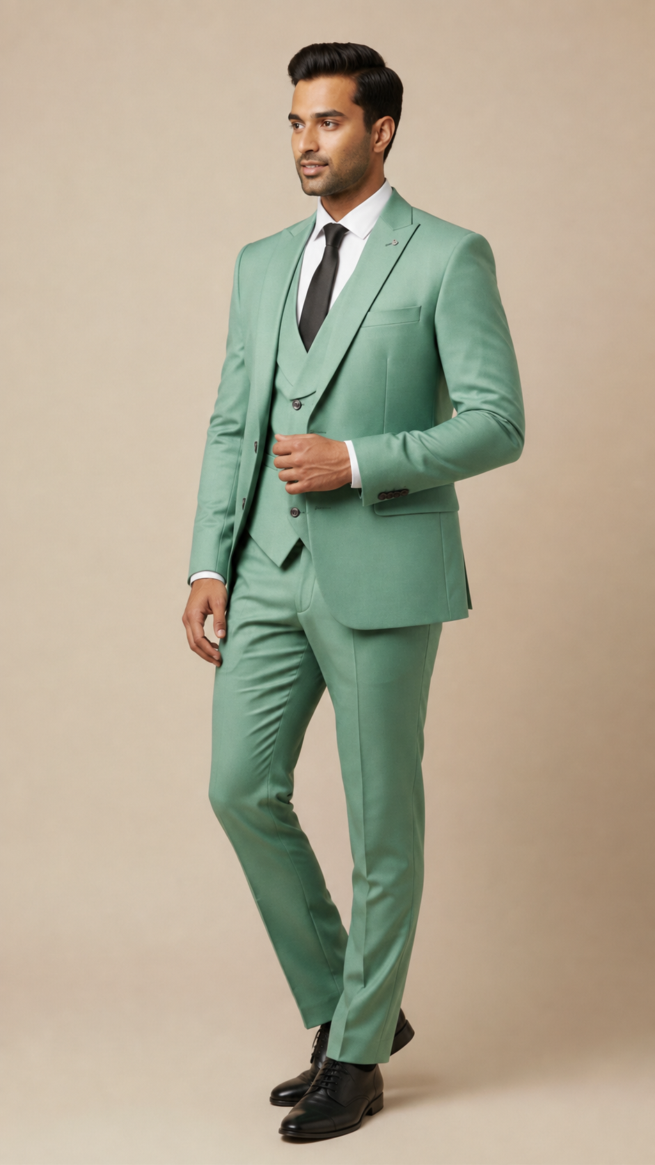 Sage Green 3-Piece Formal Suit