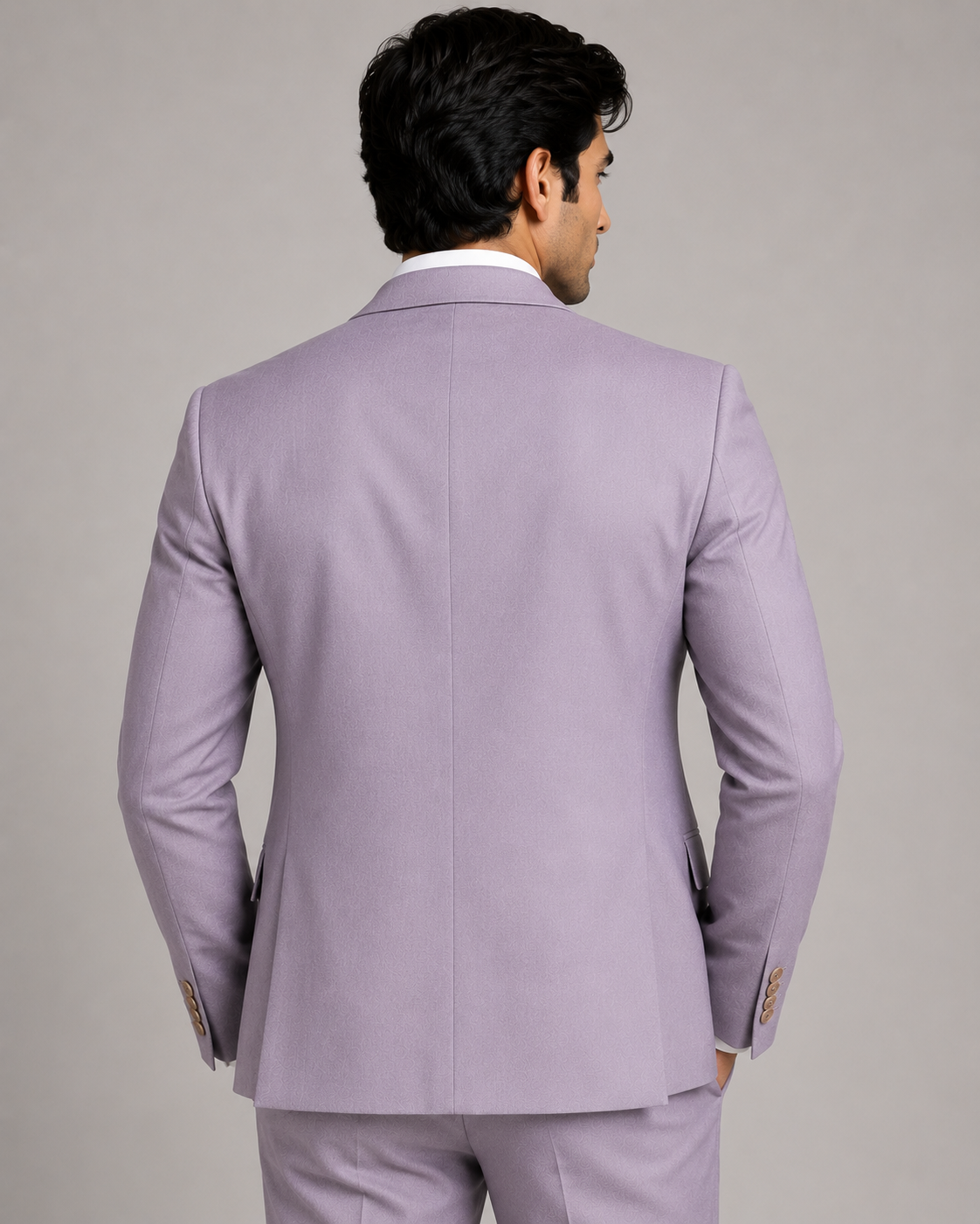Lavender Single Breasted Blazer
