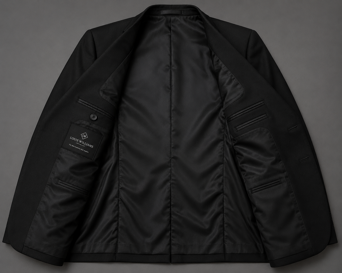 BEFORE MIDNIGHT — Black Single-Breasted Blazer