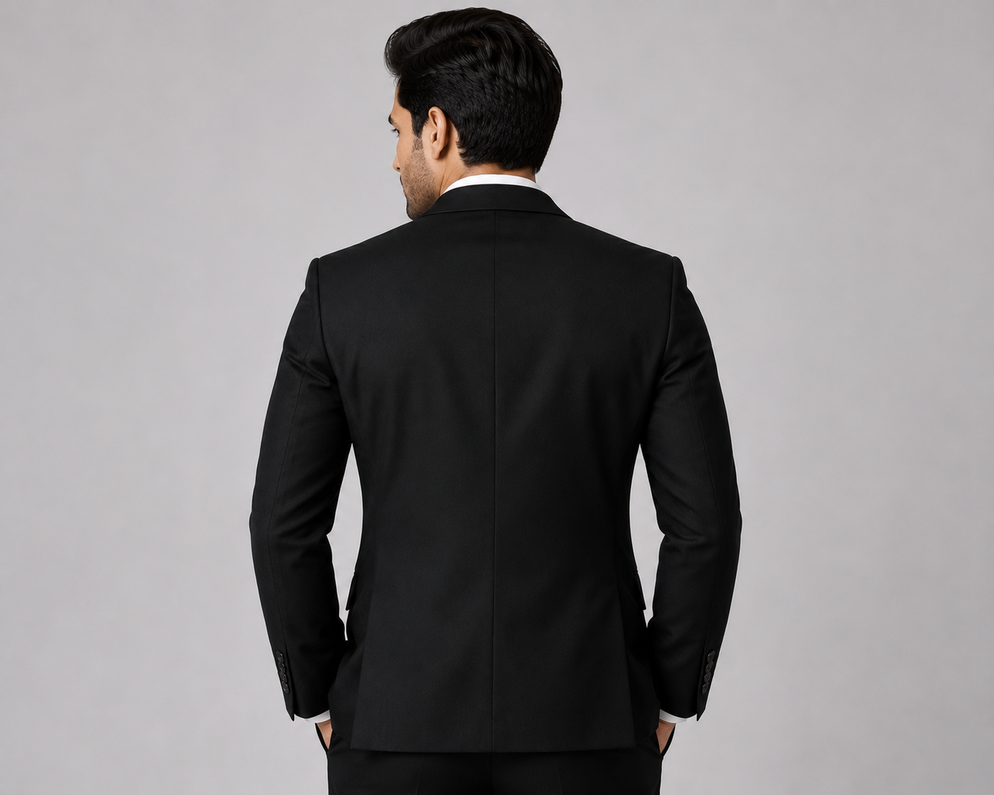 Black Single-Breasted Blazer
