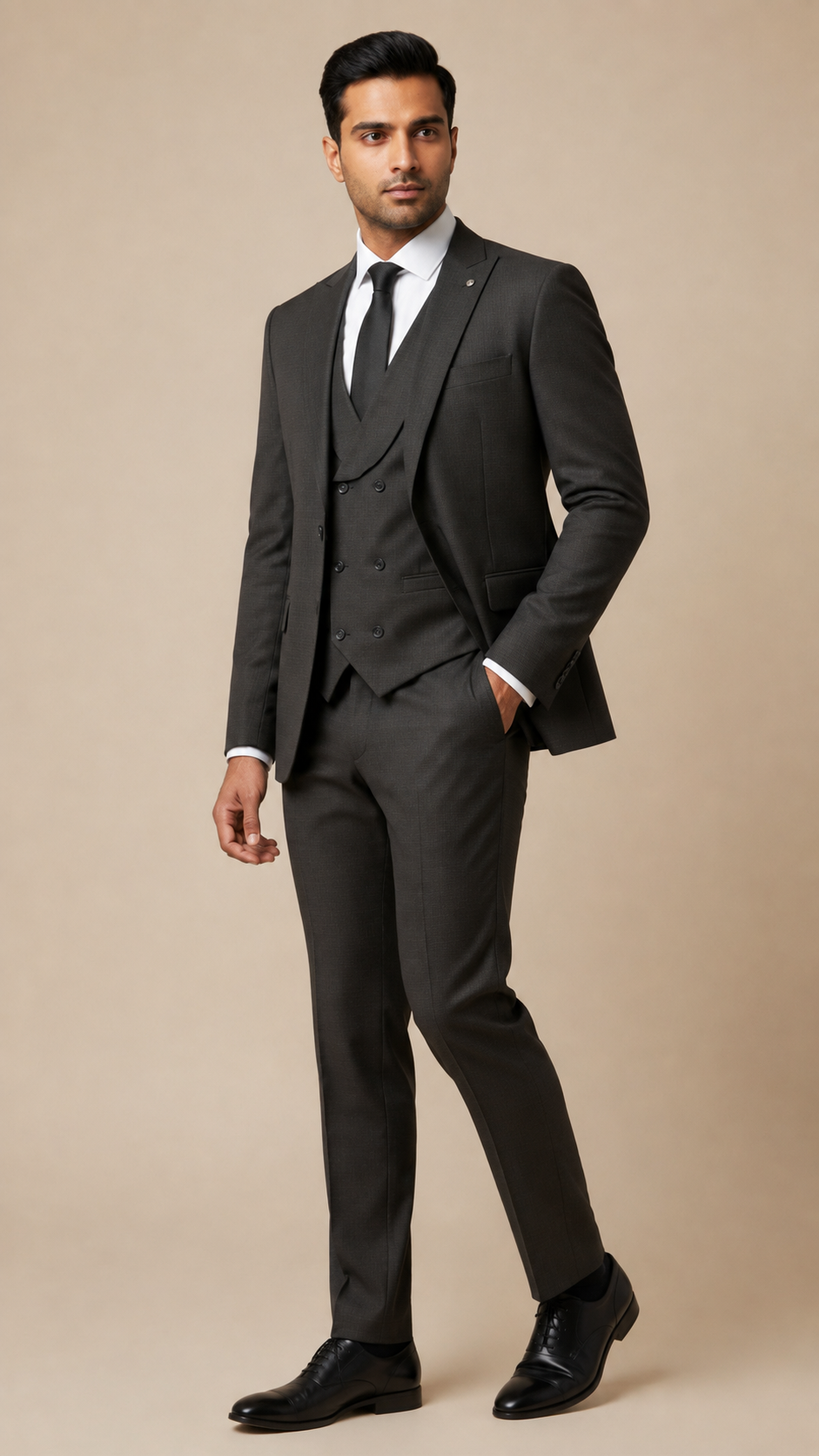 Charcoal Signature 3-Piece Suit