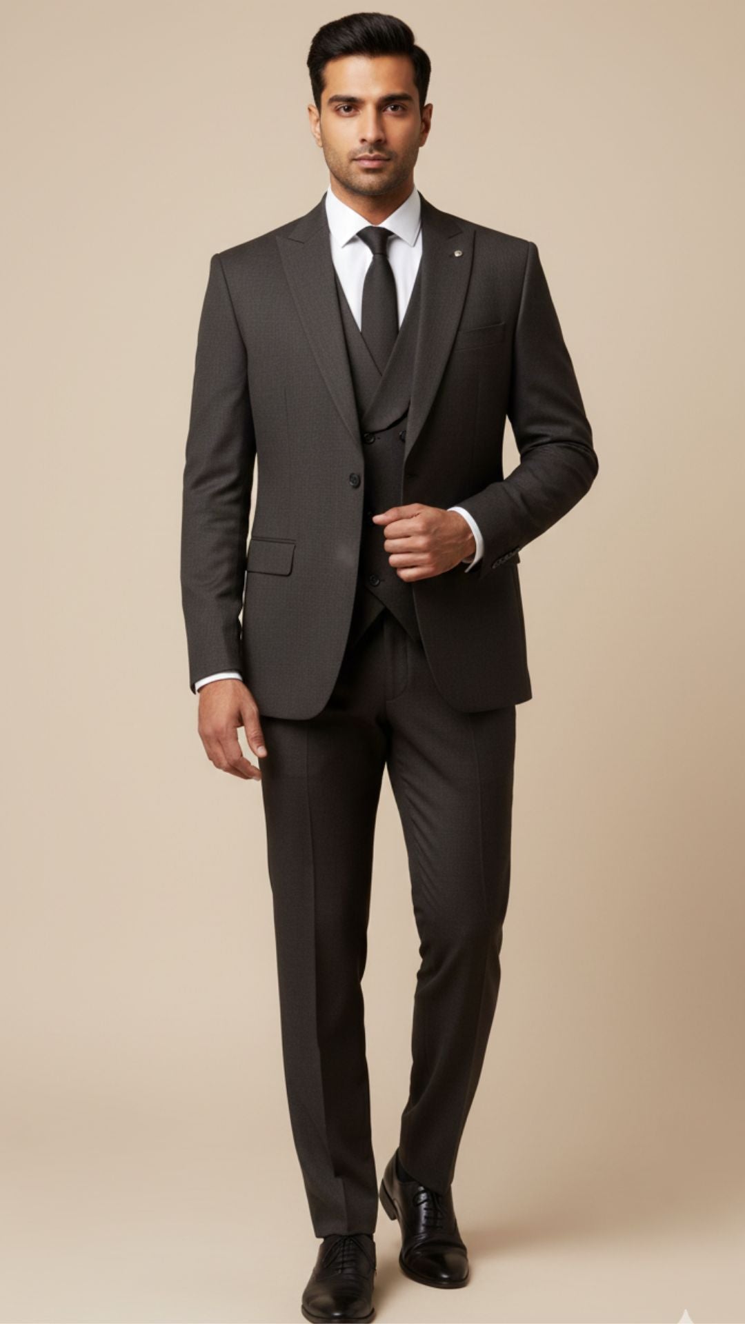 Charcoal Signature 3-Piece Suit