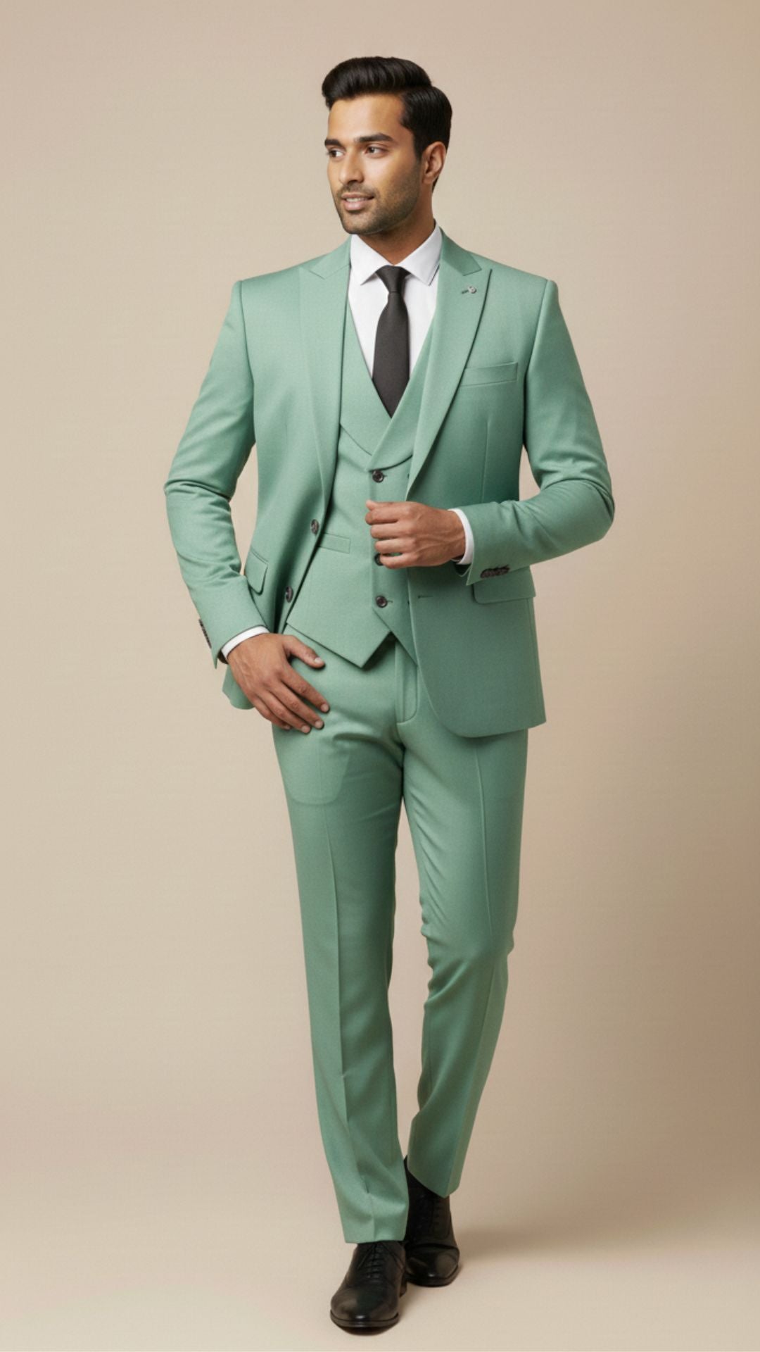 Sage Green 3-Piece Formal Suit